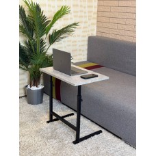 Столик з регулюванням висоти, графітовий 60x40 см