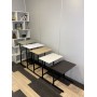 Столик з регулюванням висоти, графітовий 60x40 см